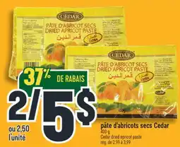 Marché Adonis PÂTE D'ABRICOTS SECS CEDAR | CEDAR DRIED APRICOT PASTE offer