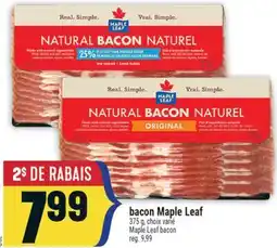 Marché Adonis BACON MAPLE LEAF | Maple Leaf bacon offer