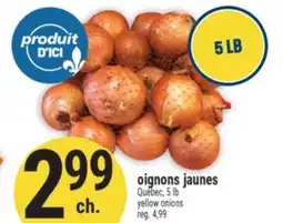 Marché Adonis OIGNONS JAUNES | YELLOW ONIONS offer