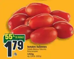 Marché Adonis TOMATES ITALIENNES | ROMA TOMATOES offer