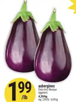 Marché Adonis AUBERGINES | EGGPLANTS offer