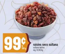 Marché Adonis RAISINS SECS SULTANA | SULTANA RAISINS offer