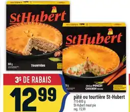 Marché Adonis PÂTÉ OU TOURTIÈRE ST-HUBERT | ST-HUBERT MEAT PIE offer