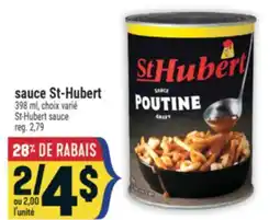 Marché Adonis SAUCE ST-HUBERT | ST-HUBERT SAUCE offer