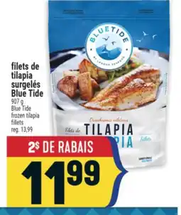 Marché Adonis FILETS DE TILAPIA SURGELÉS BLUE TIDE | BLUE TIDE FROZEN TILAPIA FILLETS offer