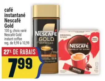 Marché Adonis CAFÉ INSTANTANÉ NESCAFÉ GOLD | NESCAFÉ GOLD INSTANT COFFEE offer