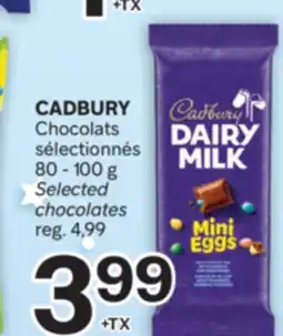 Brunet CADBURY Chocolats sélectionnés offer