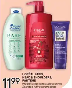 Brunet L'ORÉAL PARIS, HEAD & SHOULDERS, PANTENE Produits capillaires sélectionnés offer