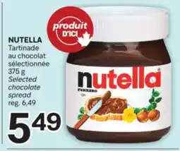 Brunet NUTELLA Tartinade au chocolat sélectionnée offer