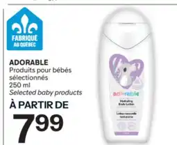 Brunet ADORABLE PRODUITS POUR BÉBÉS SÉLECTIONNÉS offer