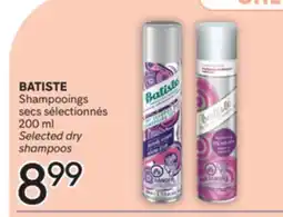 Brunet BATISTE Shampooings secs sélectionnés offer