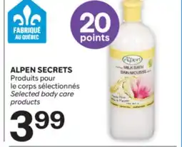 Brunet ALPEN SECRETS Produits pour le corps sélectionnés offer