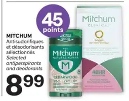 Brunet MITCHUM Antisudorifiques et désodorisants sélectionnés offer
