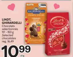 Brunet LINDT, GHIRARDELLI Chocolats sélectionnés offer