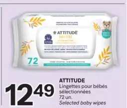 Brunet ATTITUDE Lingettes pour bébés sélectionnées offer