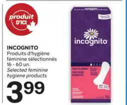 Brunet INCOGNITO PRODUITS D'HYGIÈNE FÉMININE offer