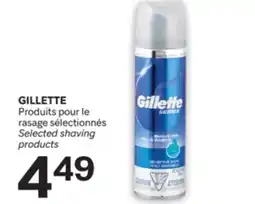 Brunet GILLETTE Produits pour le rasage sélectionnés offer