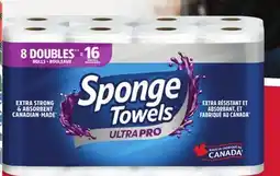 Provigo SPONGETOWELS ULTRAPRO, 8=16 ROULEAUX offer