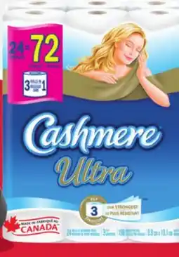 Provigo CASHMERE ULTRA PAPIER HYGIÉNIQUE, 24=72 ROULEAUX offer