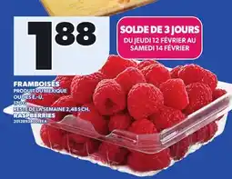 Provigo RASPBERRIES offer