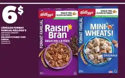 Provigo CÉRÉALES FORMAT FAMILIAL KELLOGG'S offer