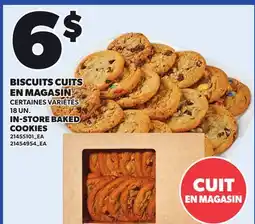 Provigo IN-STORE BAKED COOKIES, 18 UN offer
