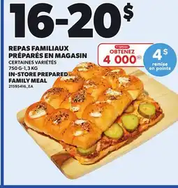 Provigo IN-STORE PREPARED FAMILY MEAL, 750 G-1,3 KG offer