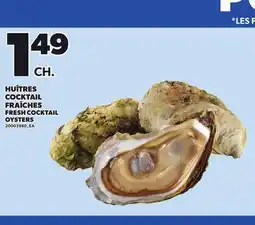 Provigo FRESH COCKTAIL OYSTERS offer