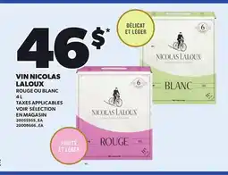 Provigo VIN NICOLAS LALOUX offer