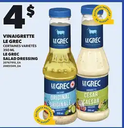 Provigo LE GREC SALAD DRESSING offer