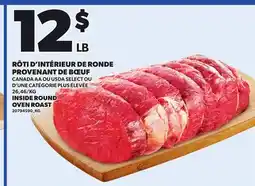 Provigo INSIDE ROUND OVEN ROAST offer