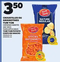 Provigo YUM YUM POTATO CHIPS OR SNACKS offer