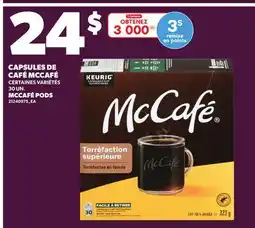 Provigo MCCAFÉ PODS, 30 UN offer