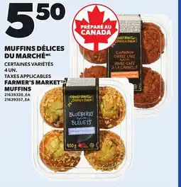 Provigo FARMER'S MARKET MUFFINS, 4 UN offer