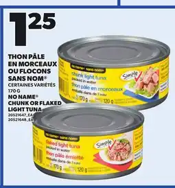 Provigo NO NAME CHUNK OR FLAKED LIGHT TUNA offer