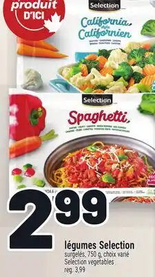 Metro LÉGUMES SELECTION | SELECTION VEGETABLES offer