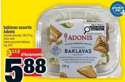 Super C baklavas assortis Adonis | Adonis assorted baklavas offer