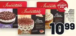 Metro GÂTEAU TIRAMISU GUSTO ITALIANO IRRESISTIBLE | IRRESISTIBLE GUSTO ITALIANO TIRAMISU CAKE offer