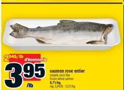 Super C saumon rose entier | frozen whole salmon offer