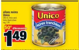 Super C OLIVES NOIRES UNICO | UNICO BLACK OLIVES offer