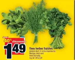 Super C fines herbes fraîches | fresh fine herbs offer