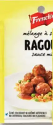 IGA FRENCH'S MARINADE, SAUCE OR SEASONING MIX offer