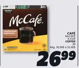 IGA McCAFÉ K-CUP COFFEE offer