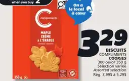 IGA COMPLIMENTS COOKIES offer