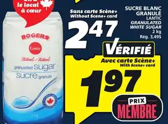 IGA LANTIC GRANULATED WHITE SUGAR offer