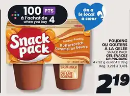 IGA SNACK PACK GEL SNACKS OR PUDDING offer