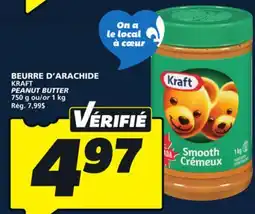 IGA KRAFT PEANUT BUTTER offer