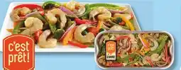 IGA C'EST PRÊT! À CUIRE SHRIMP OR SALMON TRAY WITH VEGETABLES offer