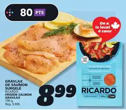 IGA RICARDO FROZEN SALMON GRAVLAX offer