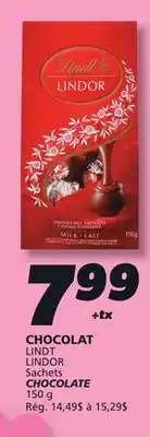 IGA LINDT LINDOR CHOCOLATE offer